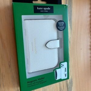 Kate Spade Ivory Magnetic Wallet